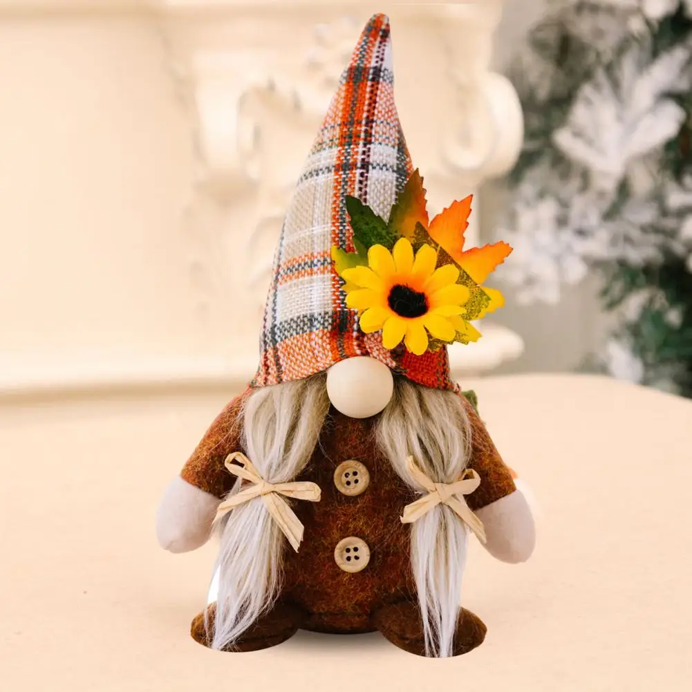 

Dining Table Fall Gnome Centerpiece Handmade Fall Gnome Plush Dolls Scandinavian Farmhouse Thanksgiving Decorations Autumn