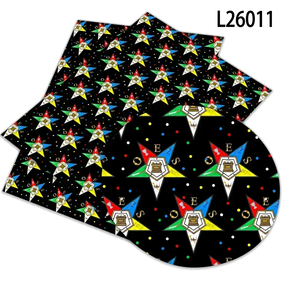 여학생 클럽 인쇄 패턴 30x136cm 동부 스타 여학생 클럽 인공 가죽 크로스 패..