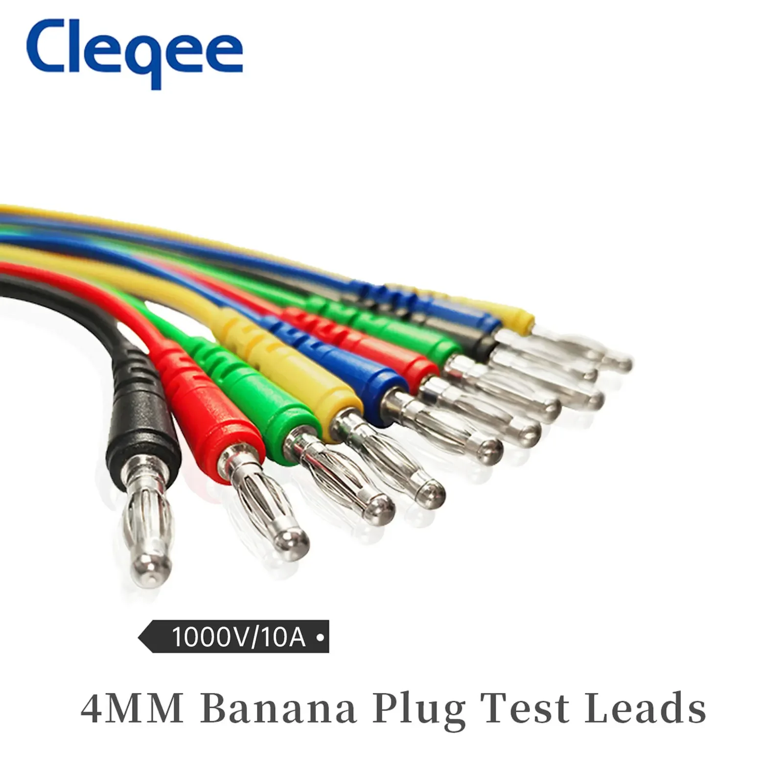Multimeter Test Leads Kit 4mm Banana Plug Safety Piercing Probe Needle Alligator Clips Automotive Tool Set Cleqee Series