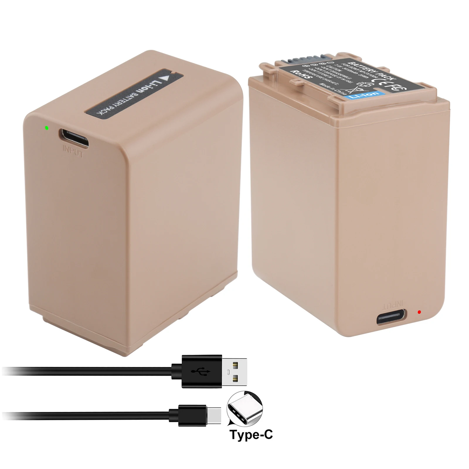 Platinum NP-FV100A NP-FV100 USB-C Battery 3090 MAh With Direct USB - View #13