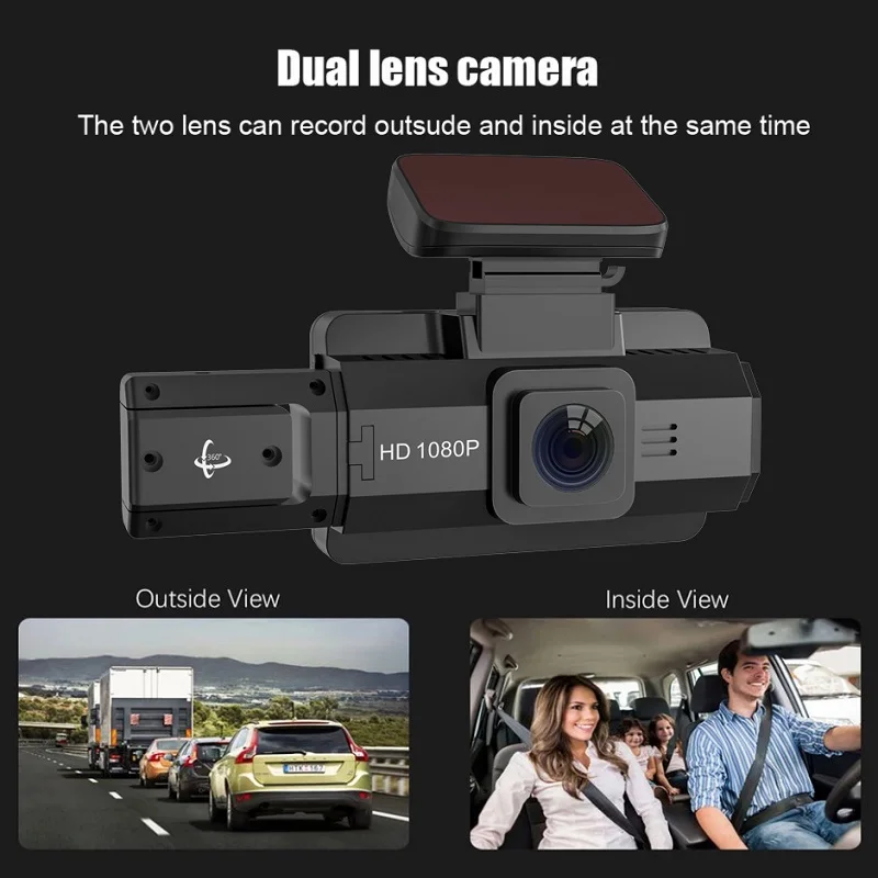 universal traffic recorder dual camera and