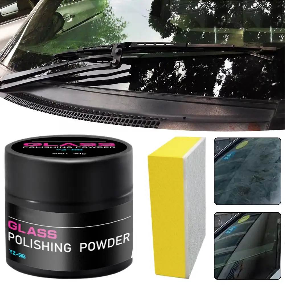 30g Glass Polishing Cerium Oxide Powder Car Window Polish Powder Mirrors Composite Remove Repair Tool Glass Rare Y7F2