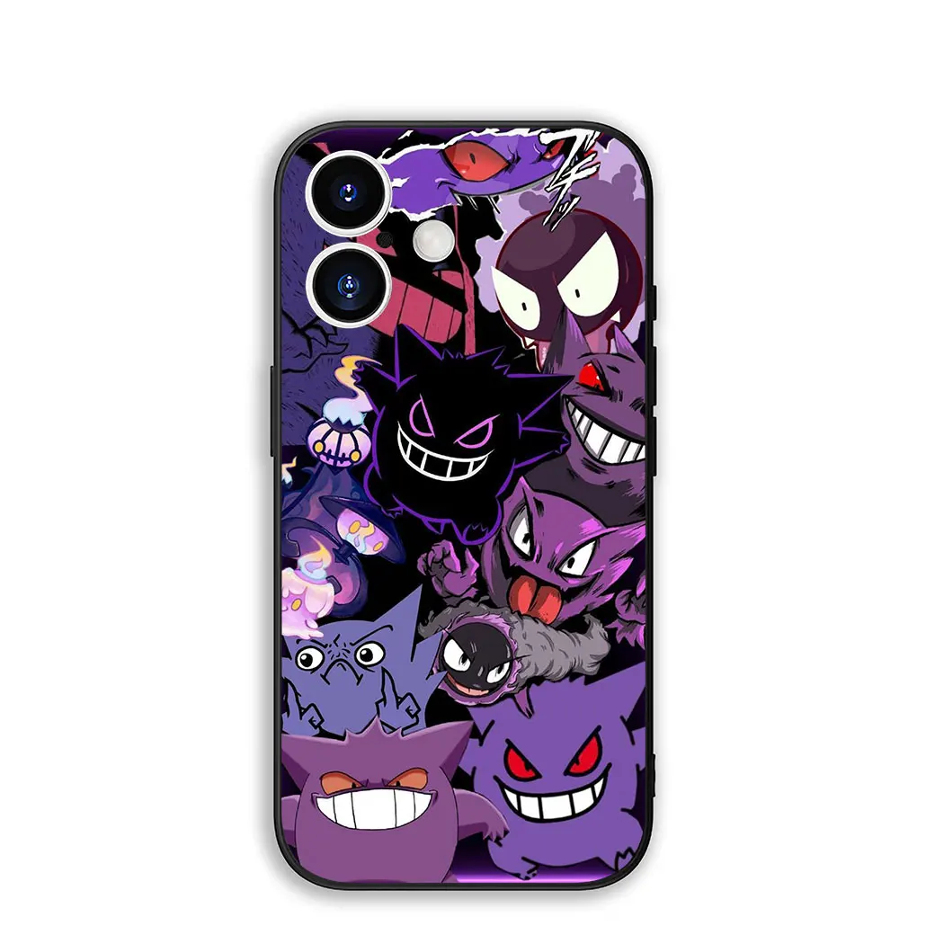 Cute P-Pokemons Gengar & P-Pikachus Phone Case Cover
