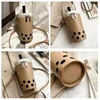 Personalized Bag for Women, Milk Tea Cup Shaped Bucket Bag, Crossbody Shoulder Bag, Kawaii Bubble Tea Boba Milk Handbag, Trendy 6