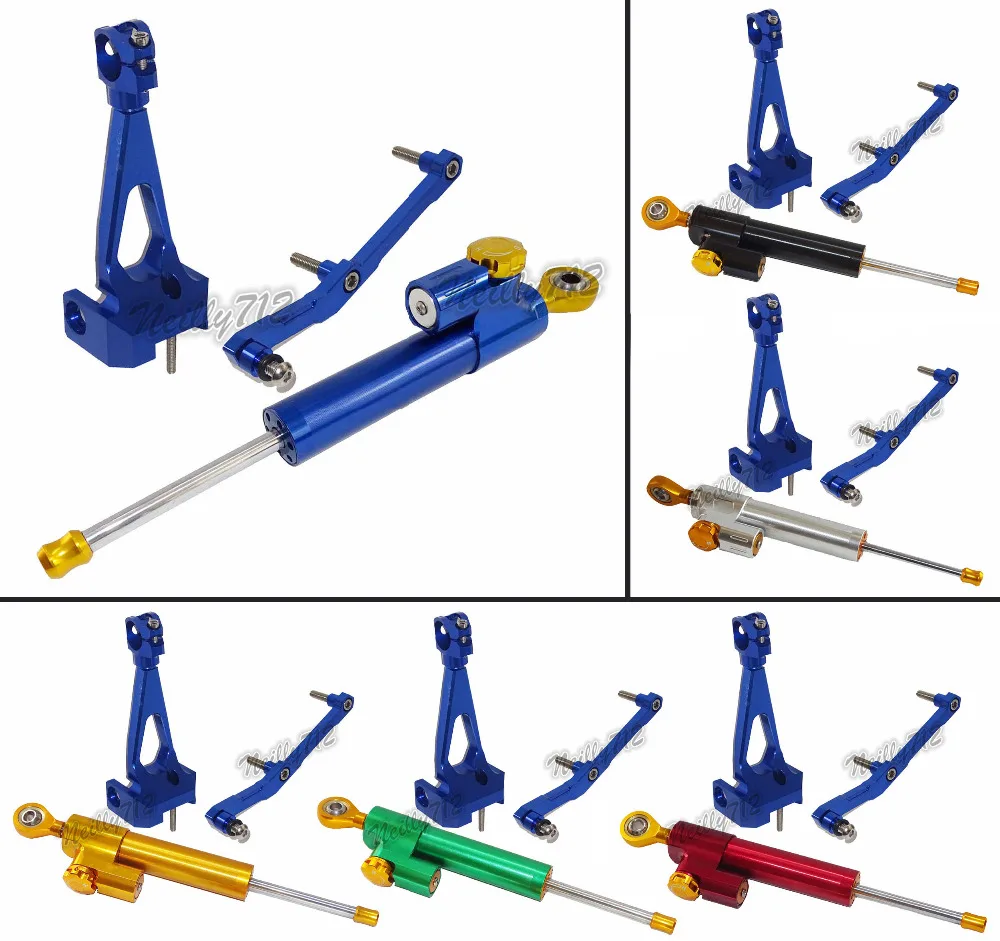 Sale CNC Aluminium Steering Stabilizer Damper Mounting Bracket Kit Full