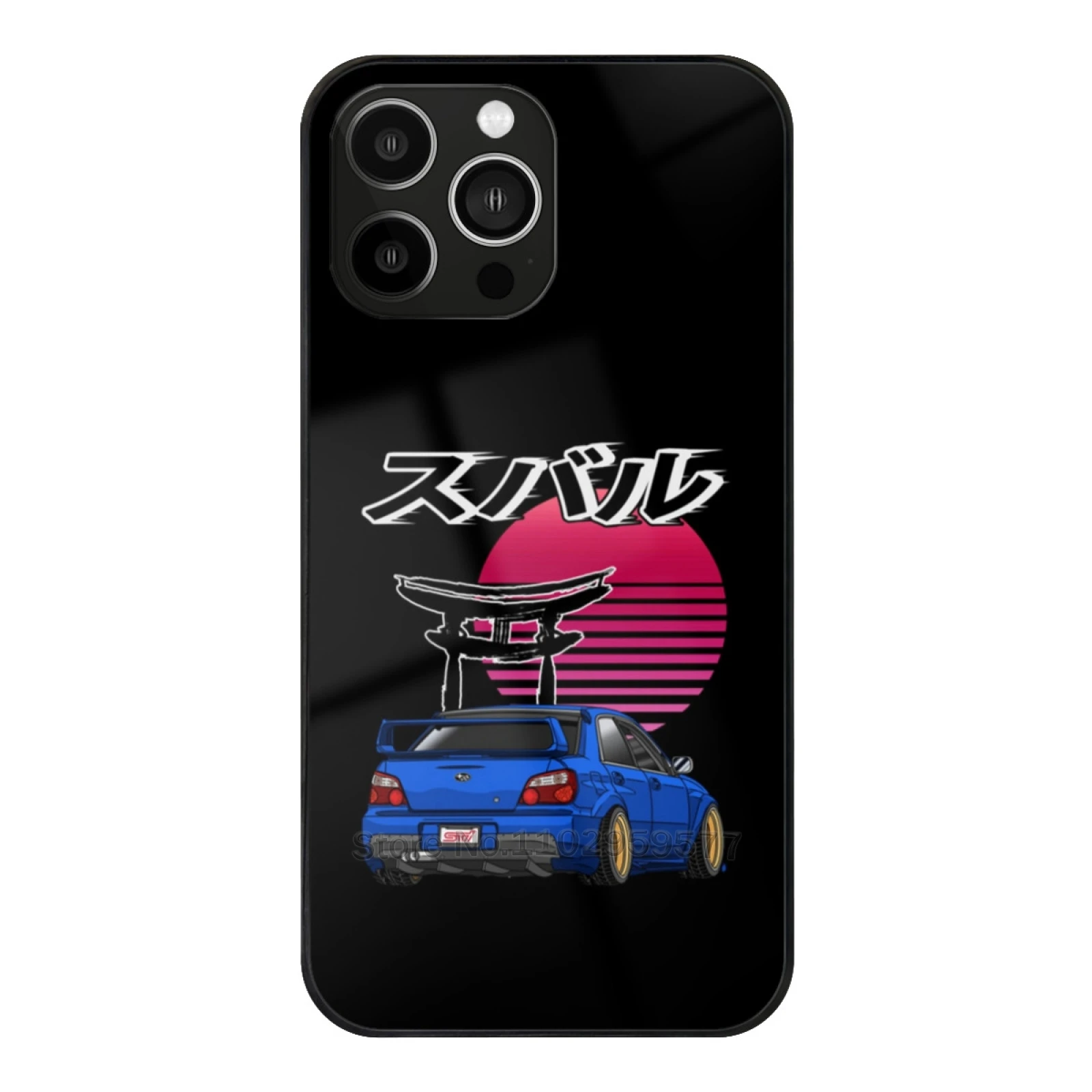 

Subie Drift King Phone Case Tempered Glass For Iphone 15 14 13 11 12 Pro 8 7 Plus X Xr Xs Covers Navin Guyvit Car Cars