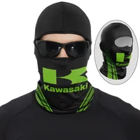 New Kawasaki Bike Ice Silk Head Cover, Motorcycle Sunscreen Mask, Motorcycle Helmet Head Cover 2