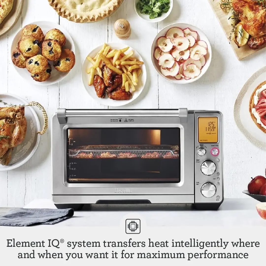 the Smart  Air Fryer Pro, Convection Oven, Air Fryer Toaster Oven Combo, BOV900BSS, Brushed Stainless S 2