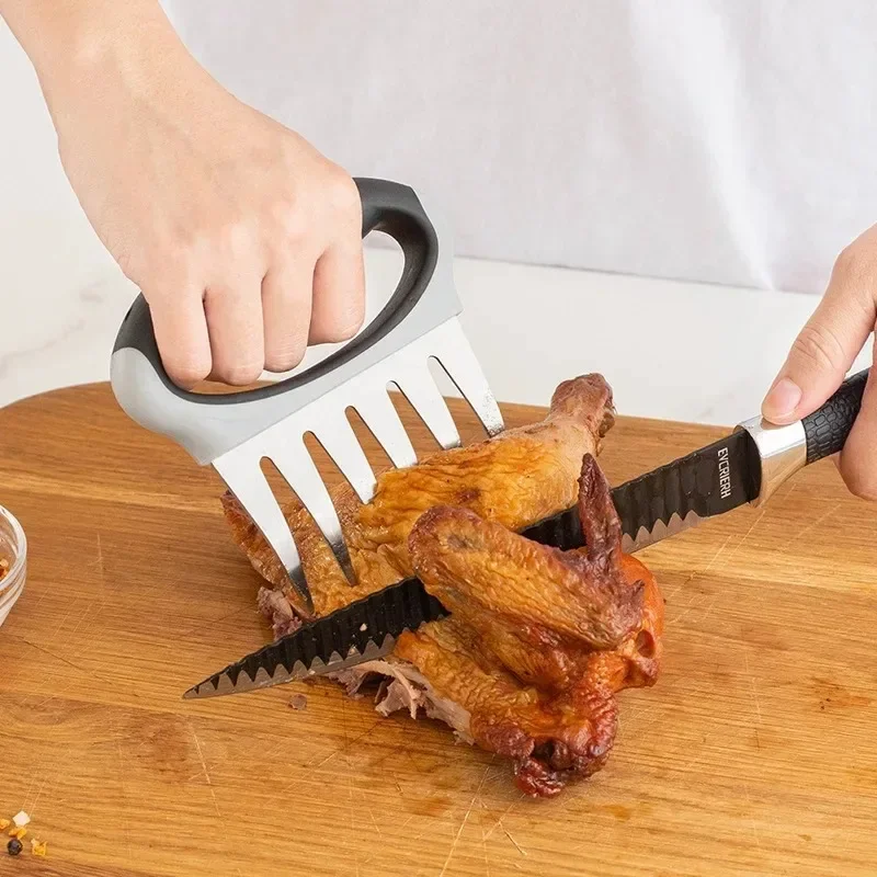 Stainless Steel Bear Claw Meat Dividing Machine BBQ Tools Chicken Separator Tearing Meat Dividing Machine Tearing Splitter