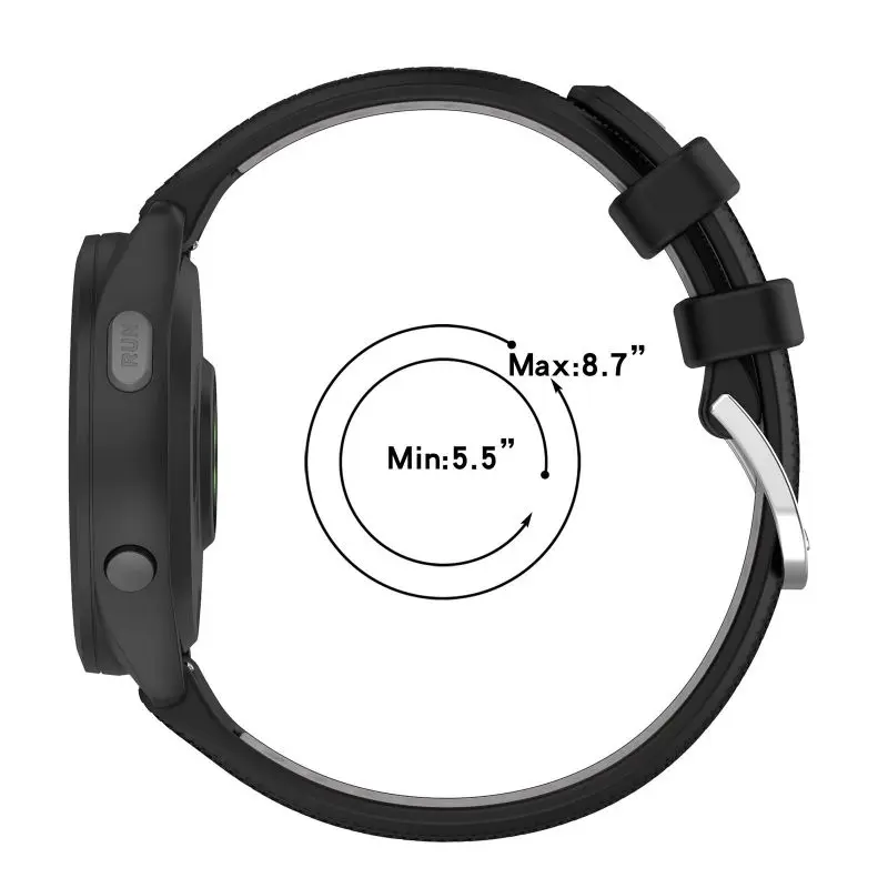 Garmin Forerunner Ǹ  Ʈ, 265 265S 255 245 645 Venu 2 SQ2 Plus Vivoactive 4 3 Samrt ð , 18mm, 22mm