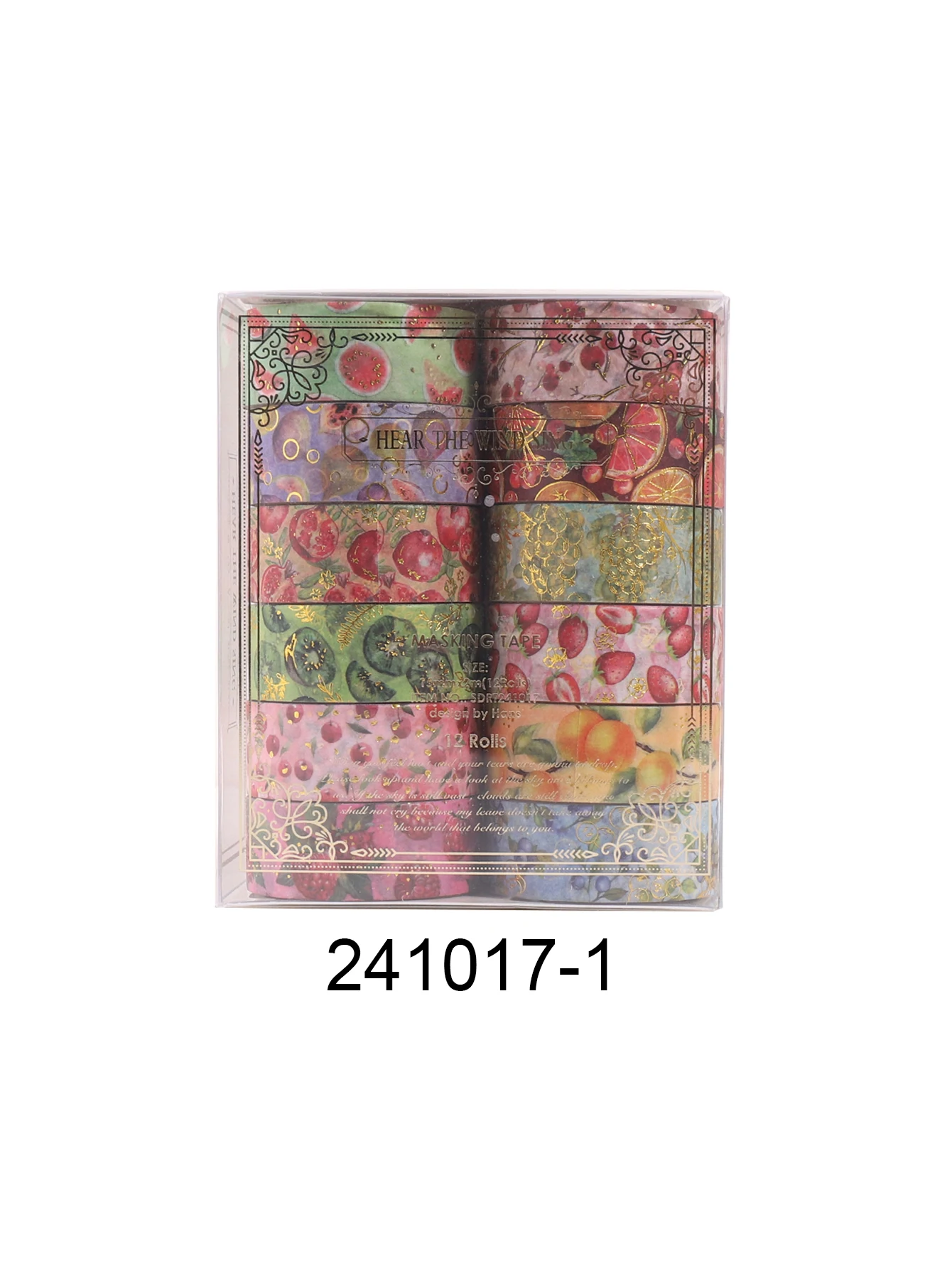 12 لفة/صندوق من شريط واشي من الرقائق الساخنة الإبد...