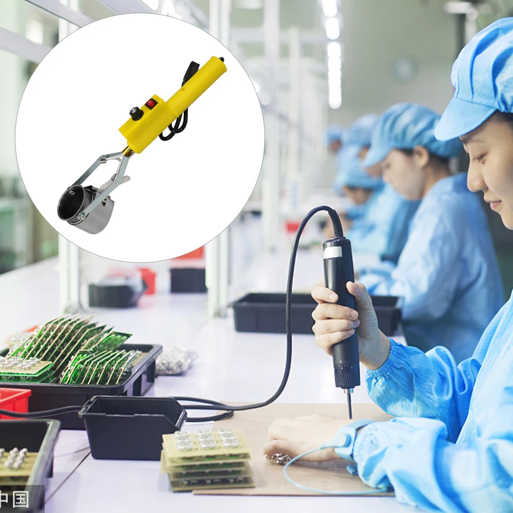 Portable Solder Pot Tin Melting Furnace Handheld Adjustable Temperature Control Desoldering Bath Tool 300W/500W