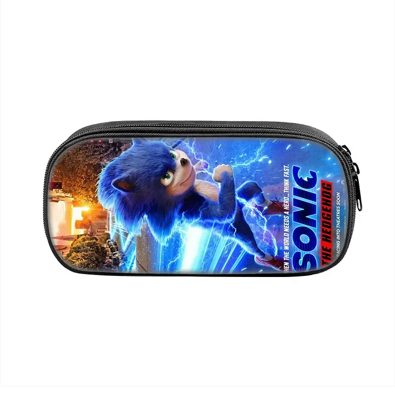 Hedgehog Knuckle Tail 3D Print Pencil Case - Large Capacity Anime Cartoon Pencil Bag - View #10