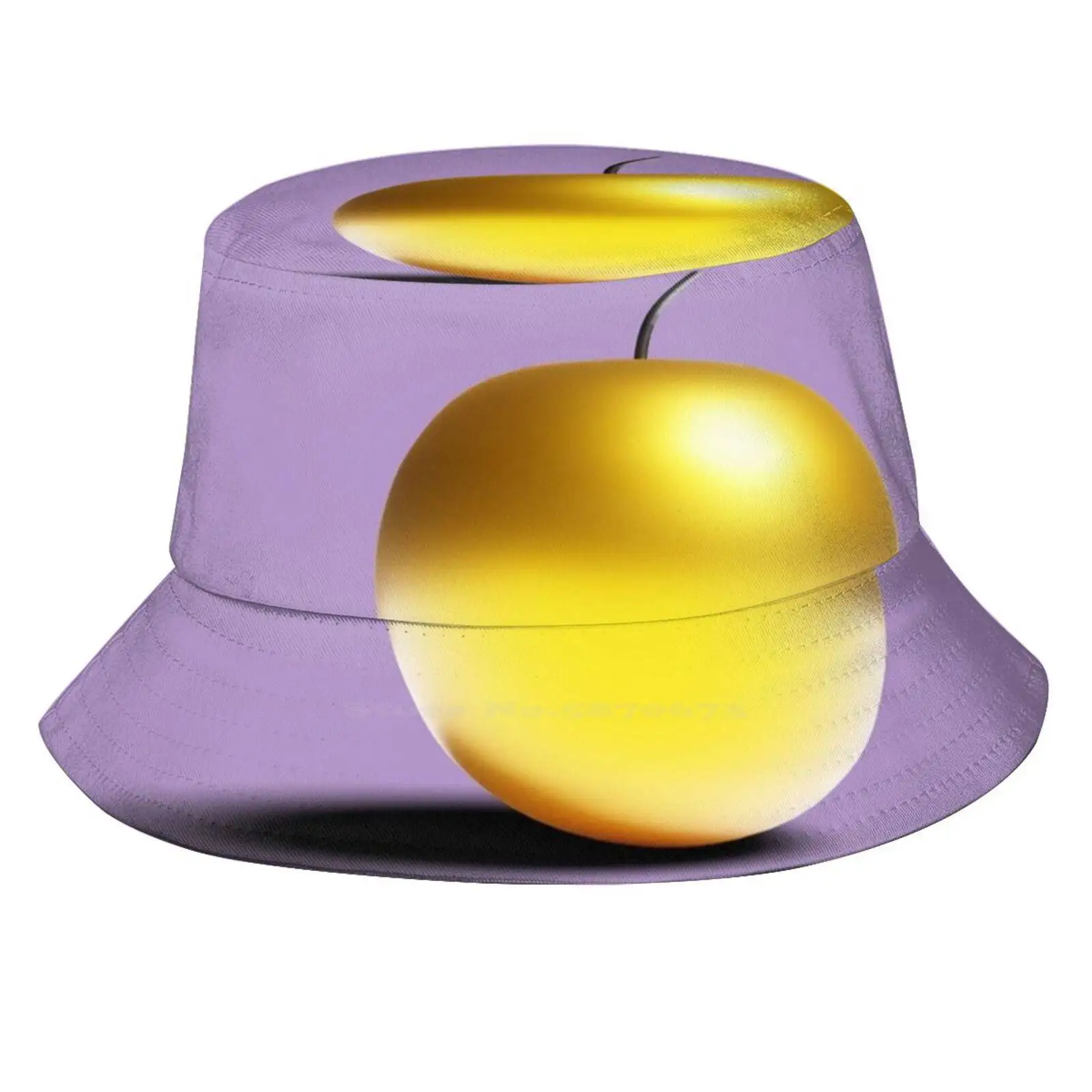 Frutta Vietata Outdoor Sun Fishing Panama Hats Color Sweet Cool Yellow Vintage Nature Color Girly Food Golden Delicious