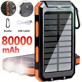 80000mAh Solar Power Bank 1