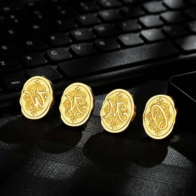 Retro Sealing Wax Stamp Head 26 Letter A-Z Alphabet Seals Stamp Set Tools Post Decor Lega Antica Seal Head Wedding Craft Gift