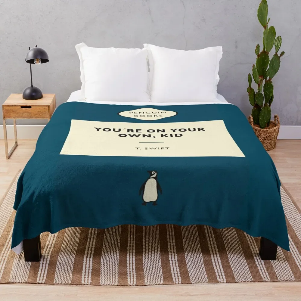 

youre on your own kid book cover Throw Blanket Soft Big christmas decoration Fluffys Large Blankets
