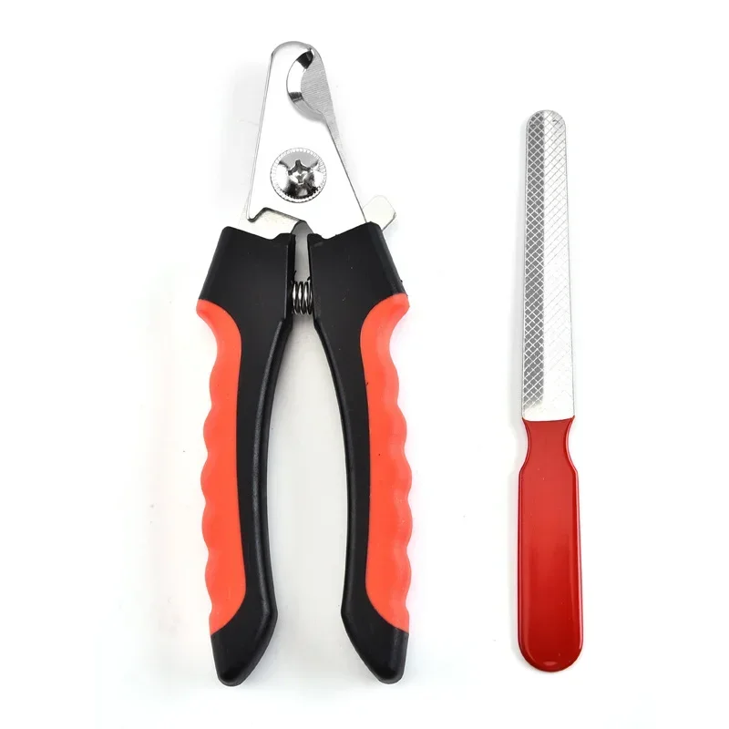 Pet Cat Dog Nail ClippersGrinder Stainless Steel Grooming Scissors Supplies for Professionals