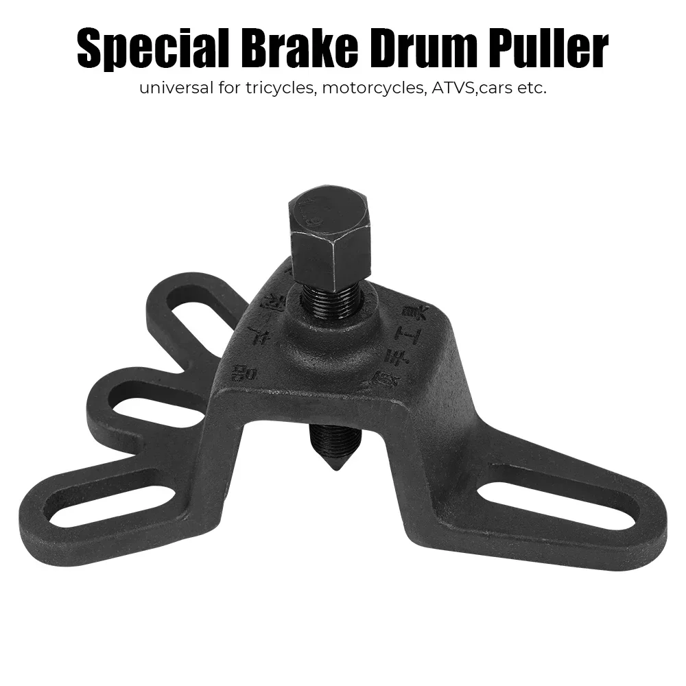 High-Carbon Steel Brake Drum Puller-Versatile Rear Axle Removal Tool For Cars, Motorcycles & Tricycles Easy Install & Portable