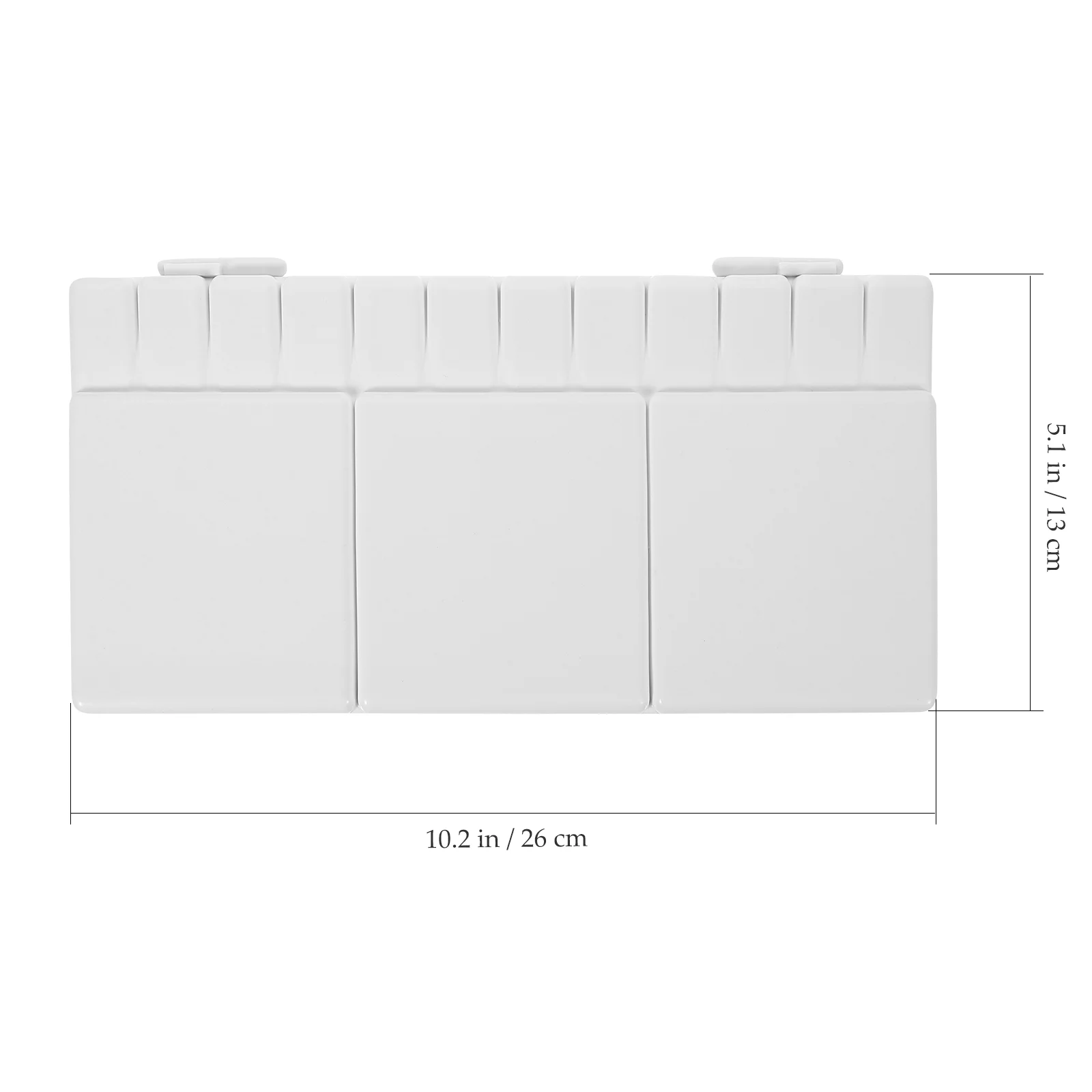 Plastic Painting Pallet Watercolor Folding Paint Tray with 33 Compartments for Painters Students