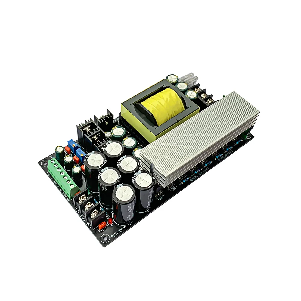 AIYIMA 1PCS DC12V Power Booster Board 1200W Car Power Amplifier Fever Booster Power Board With Radiator