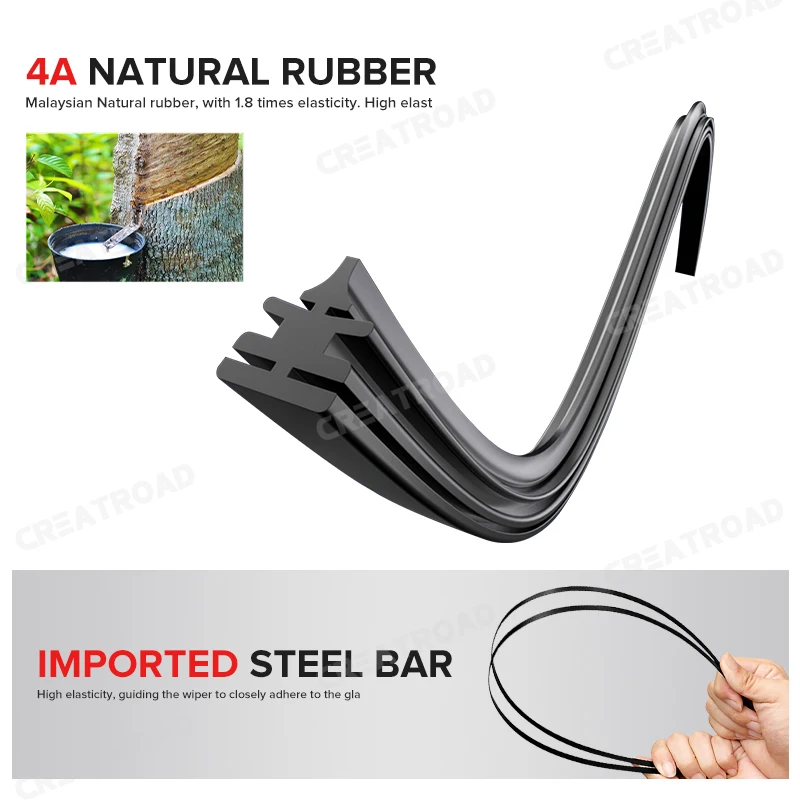 Wiper LHD Front Wiper Blades For VW Jetta 6 MK6 A6 Passat CC 2012 - 2018 Windshield Windscreen Window Brush 24"19" 5