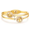 Boho Trend Life Tree Charm Bangle for Women No Fade Color Stainless Steel Cubic Zircon Bangles Luxury Gift Cuff Jewelry 1