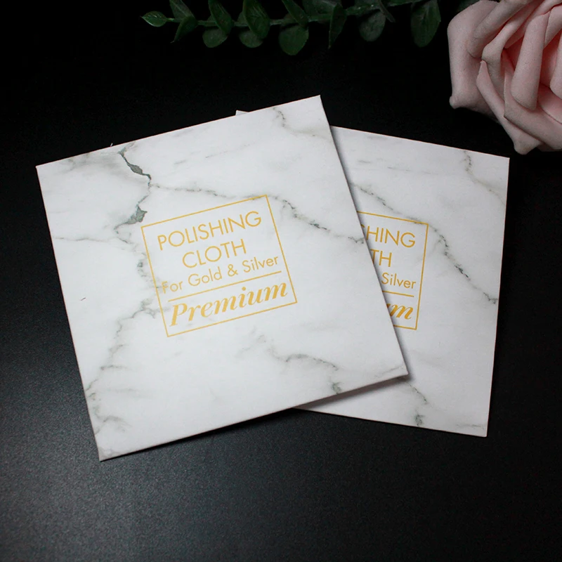 

Necklace Polishing Cloth Gold And Silver Jewelry Oxidation Polishing Tool Double-sided Velvet Including Silver Powder 8 * 8
