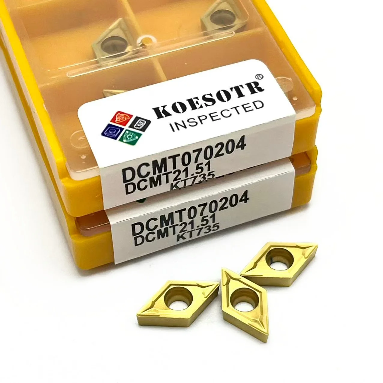 Carbide insert DCMT070204 KT15 KT6020 KT735 high precision milling