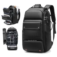 Men travel Professional SLR camera backpack With tripod bracket Detachable into a Anti-theft 40L travel 17 inch Laptop Backpack 1
