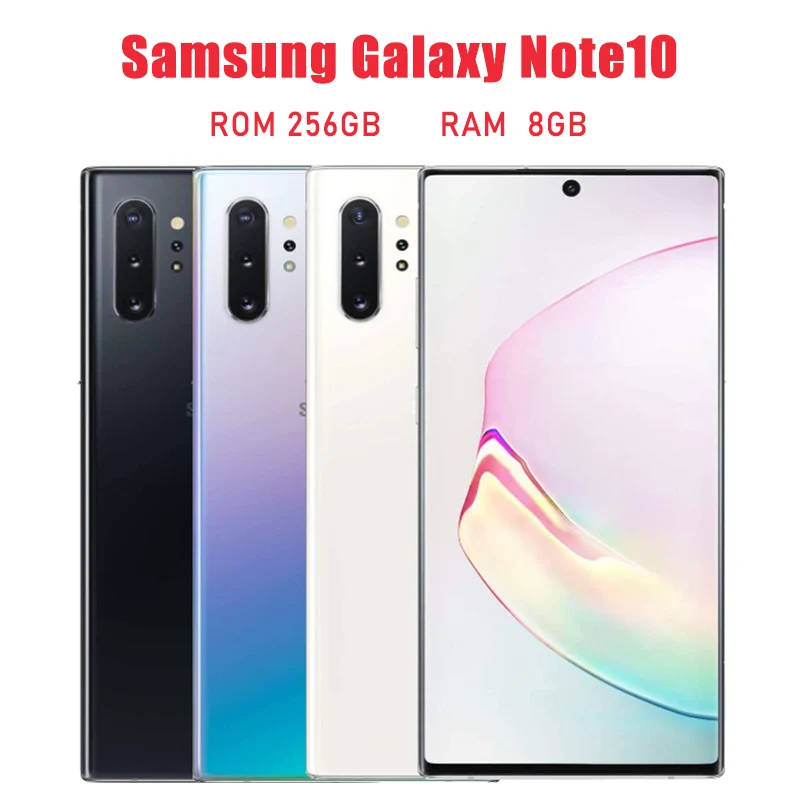 

Разблокированный оригинальный смартфон Samsung Galaxy Note10 N970U1 N970U, 256 Гб ПЗУ, 8 Гб ОЗУ, Восьмиядерный процессор Snapdragon 6,3, дисплей 855 дюйма