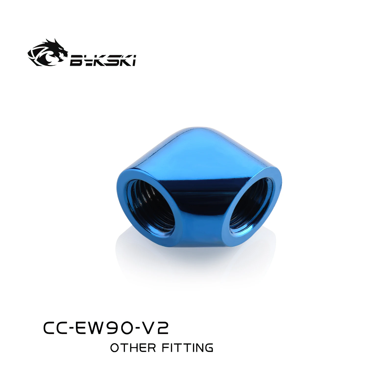 Bykski 90도 이중 암 엘보 피팅 커넥터 조인트 CC-EW90-V2