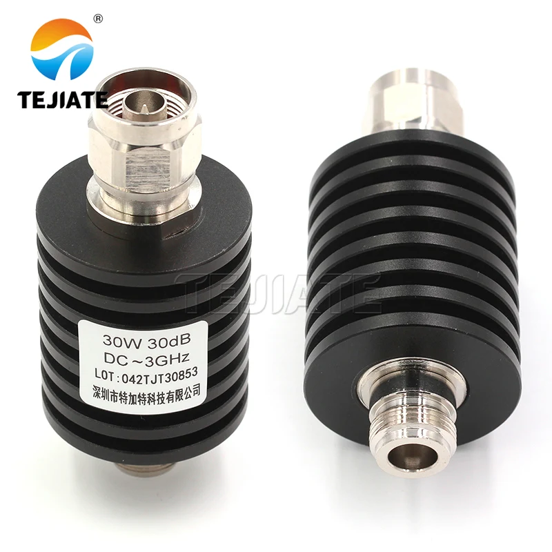 Conector Coaxial rf tipo n tipo n Atenuador N-jk 30w 6db 20db 30db 40db 1pc