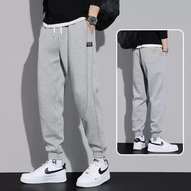 

Spring Autumn Cowboy Baggy Classic Oversize Drawstring Striped Luxury Casual Korean Fashion Jogger Hip-Hop Baggy Jeans Trousers