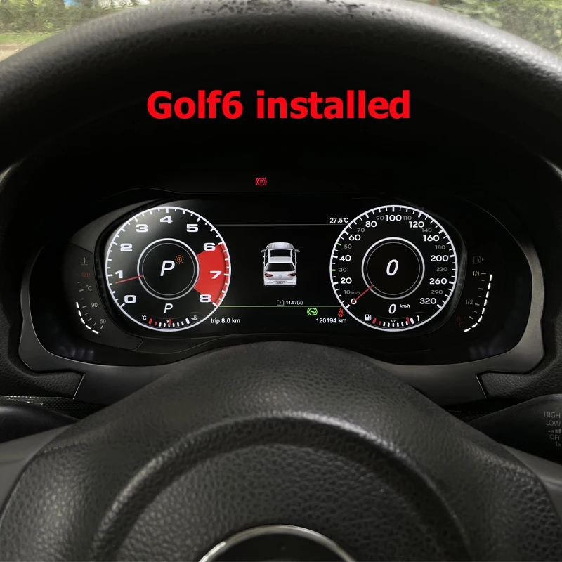 Digital Dashboard Panel Virtual Instrument Cluster CockPit LCD