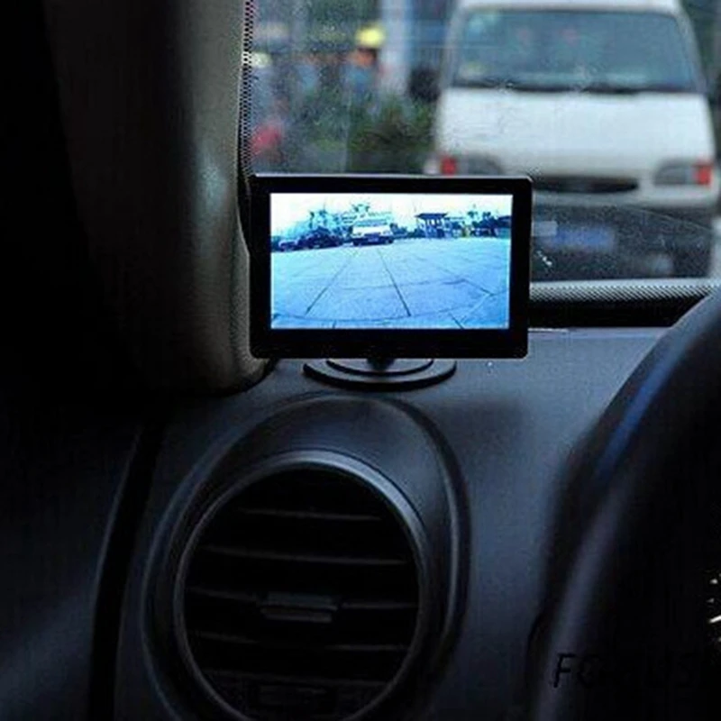 4.3Inch LCD Rearview Monitor Car Rear View Camera Reversing Parking System Accessory Waterproof Night Vision Reversing Backup
