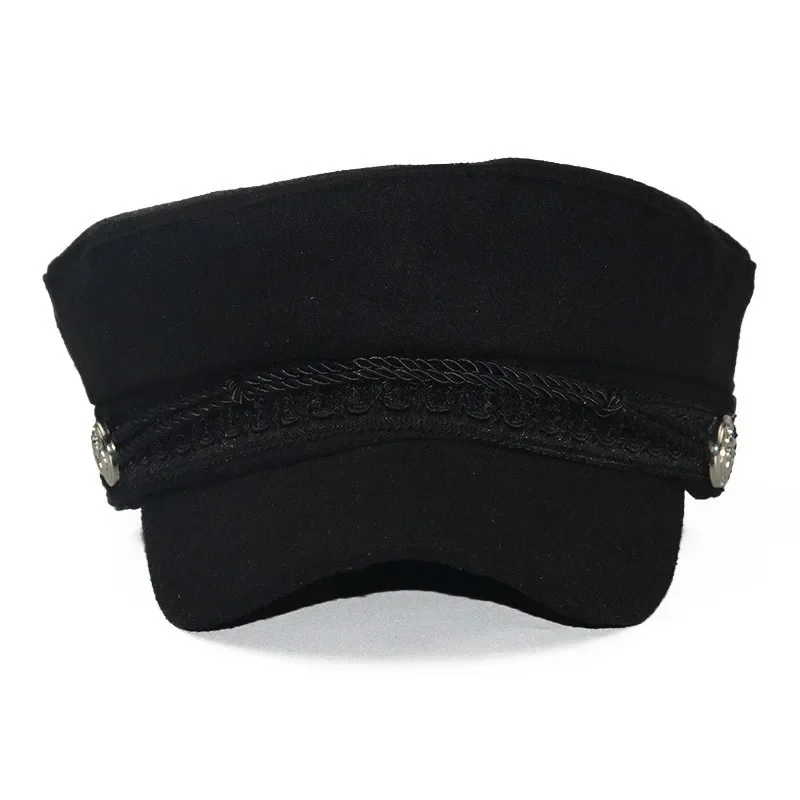 Fashion Men Women Autumn Winter Berets Caps Greek Fisherman Sailor Cap Fiddler Hat Peaked Cap Berets Elastic Band