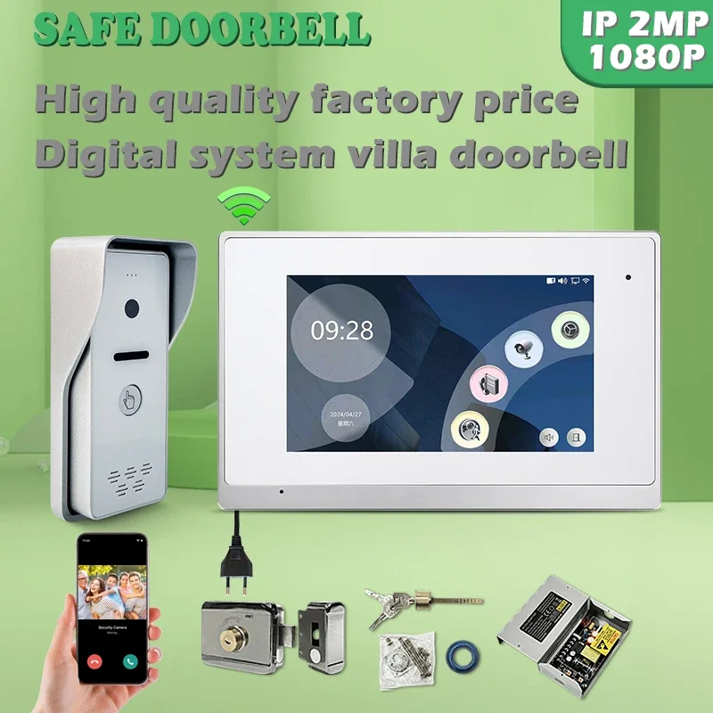 

Exported To Worldwide Wifi Tuya Doorbell Intercom Touch Unlock Button To Unlock The Door With Professional Technical Support