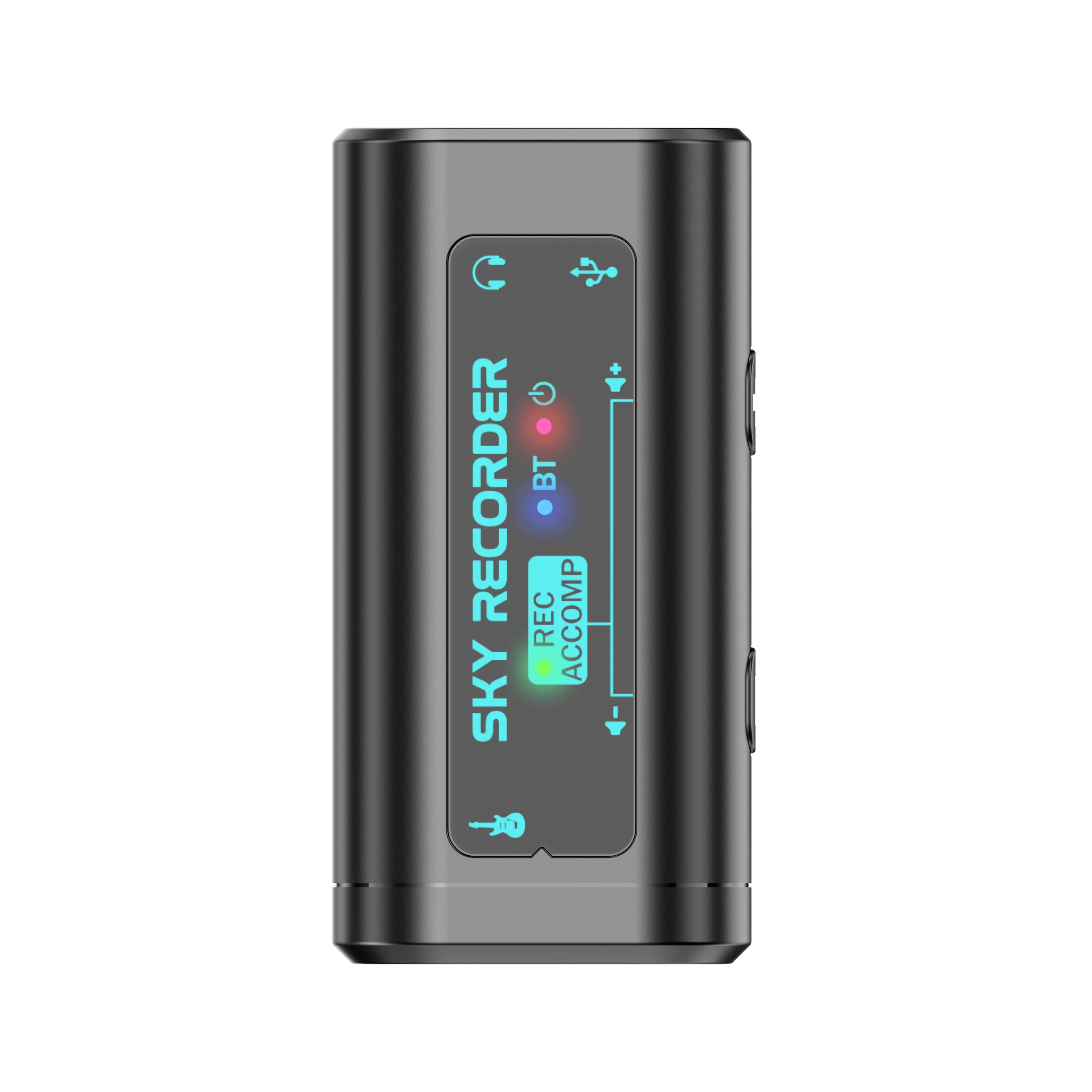 Taşınabilir HD Ses Arayüzü - Gitar Kaydı ve Akışı için Uyumlu USB-C Çoklu Sistem