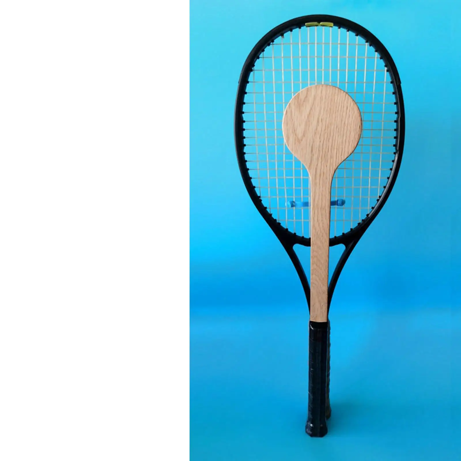 Tennis Sweet Spot Racket Wooden Tennis Spoon Swing Training Racket