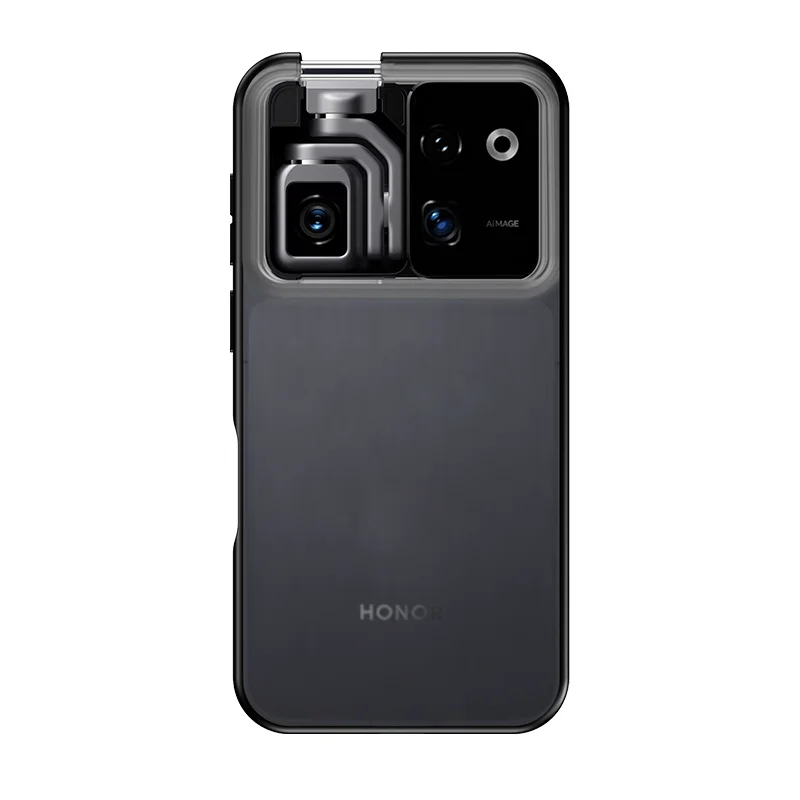 MagSafe Magnetic Shockproof Transparent Acrylic Phone Case with Matte Finish