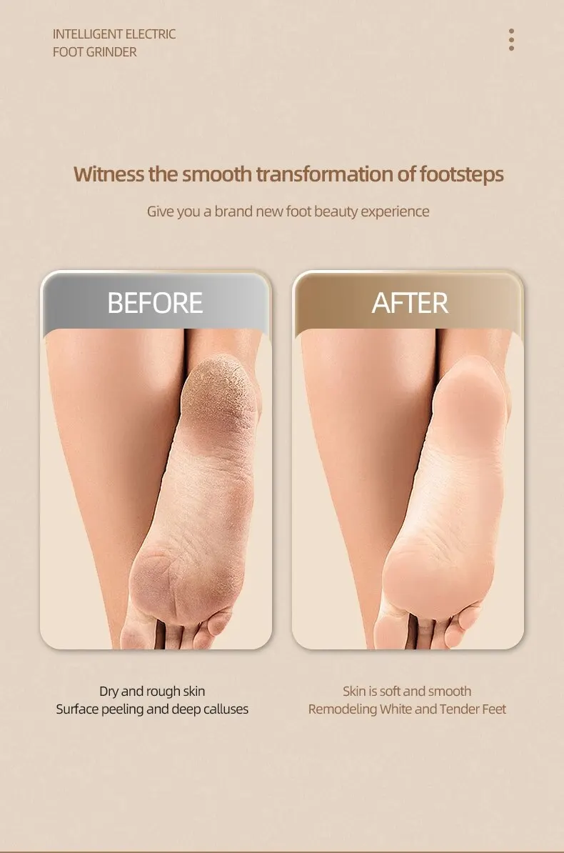 Râpe électrique pour pieds avec affichage de charge_voghion.com