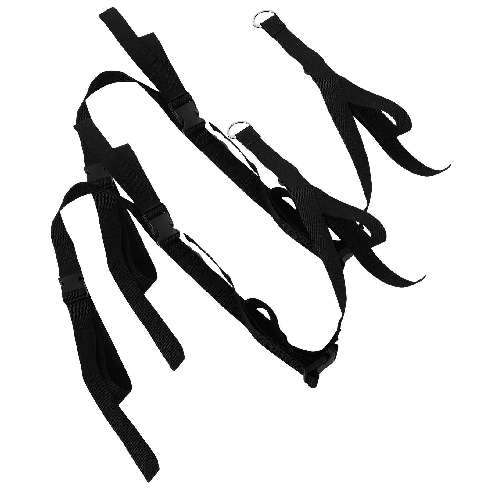 

2 pcs Wall Storage Strap Adjustable Wall Mounted Storage Strap for Camping Chair with Buckle