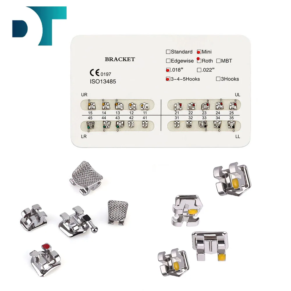 10 X Staffe Ortodontiche Dentali In Metallo Mini Ganci Standard - Foto 10