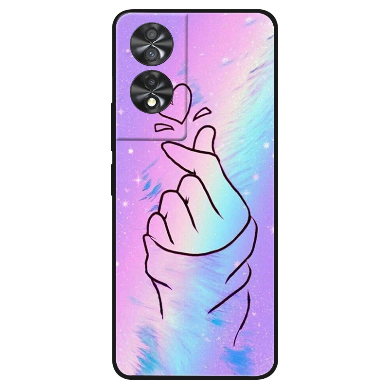 Shockproof TPU Soft Silicone Phone Cover with Cute Painted Design