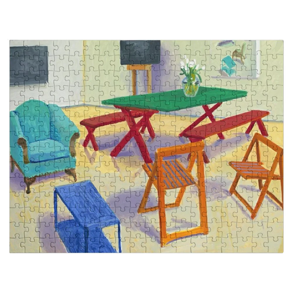 

David Hockney Jigsaw Puzzle Jigsaw Puzzle Pieces Adults Baby Toy Wooden Decor Paintings