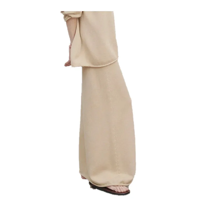 

VII 2024 Brand R Autumn Women's Clothing Slouchy Elegant Comfortable Unrestricted Knit Rolled Hem Skirt Free Shipping Offers
