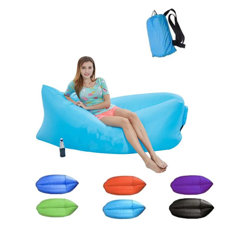 

Camping Inflatable Sofa Lazy Bag Sunbathing Sleeping Bag Beach Party Music Festival Birthday Party Supplies air bed lounger