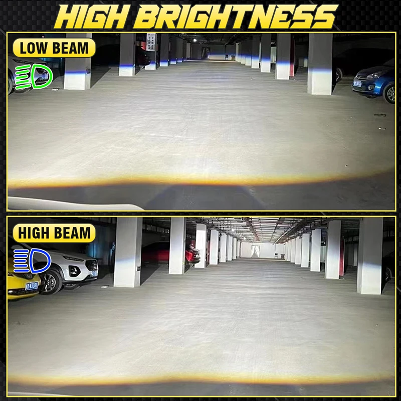 3500W H7 H4 LED 자동차 헤드라이트 캔버스 프로젝터 렌즈 포함 1:1 플러그 앤 플레이 라이트 H11 H8 9005 9006 HB3 HB4 9012 초고휘도 안개등 전구
