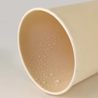 100pcs Disposable Paper Cups 250ml Solid Color Paper Cups Coffee Milk Cup Paper Cup For Hot Drinking Party Supplies 4